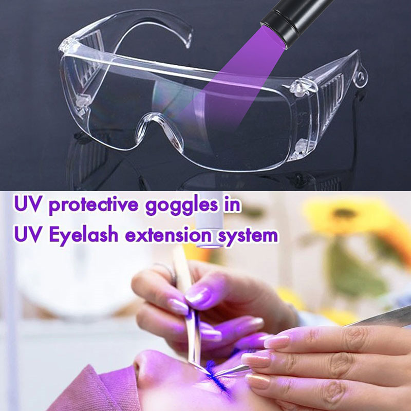 Eyelash Extension With Glasses - UV-beschermende bril voor valse wimpers Wimperverlenging