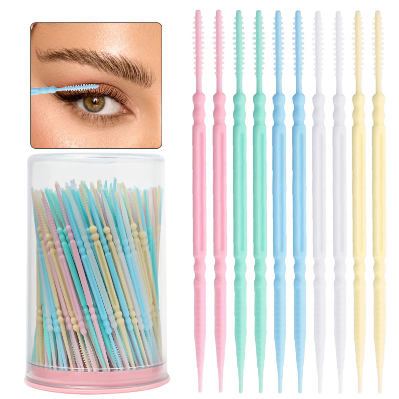 Micro Brush Applicator - 300 stuks per flesje, dubbelzijdige visgraat