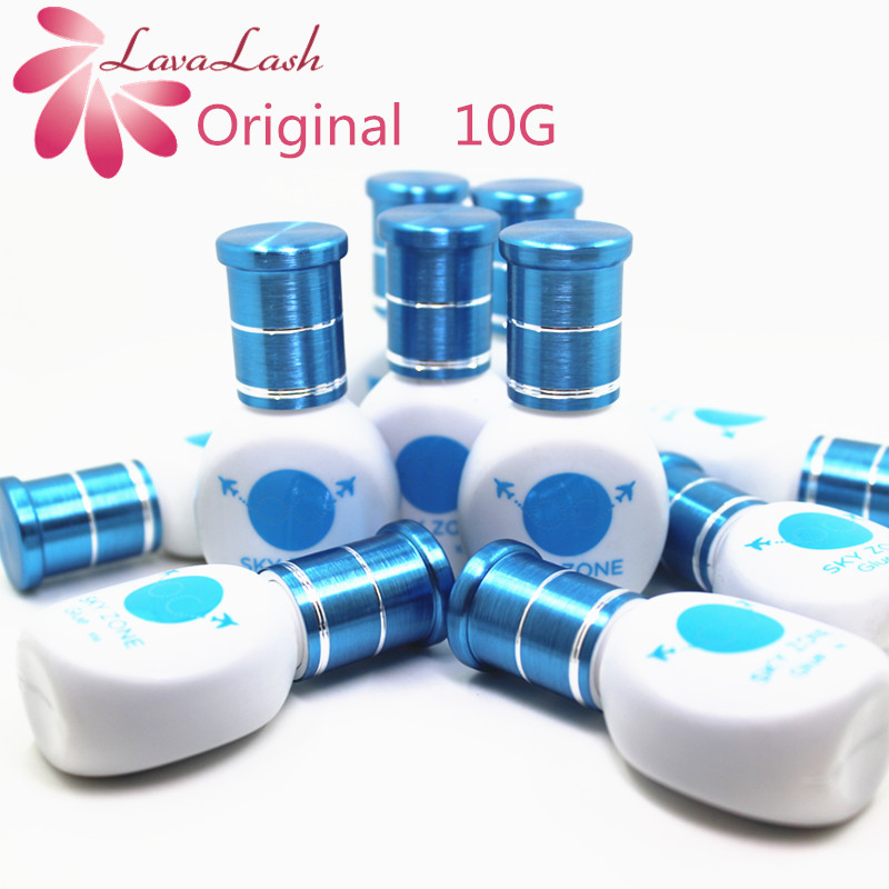 Eyelash Extension No 10 - 10 Flessen/Lot Originele Korea Sky Zone