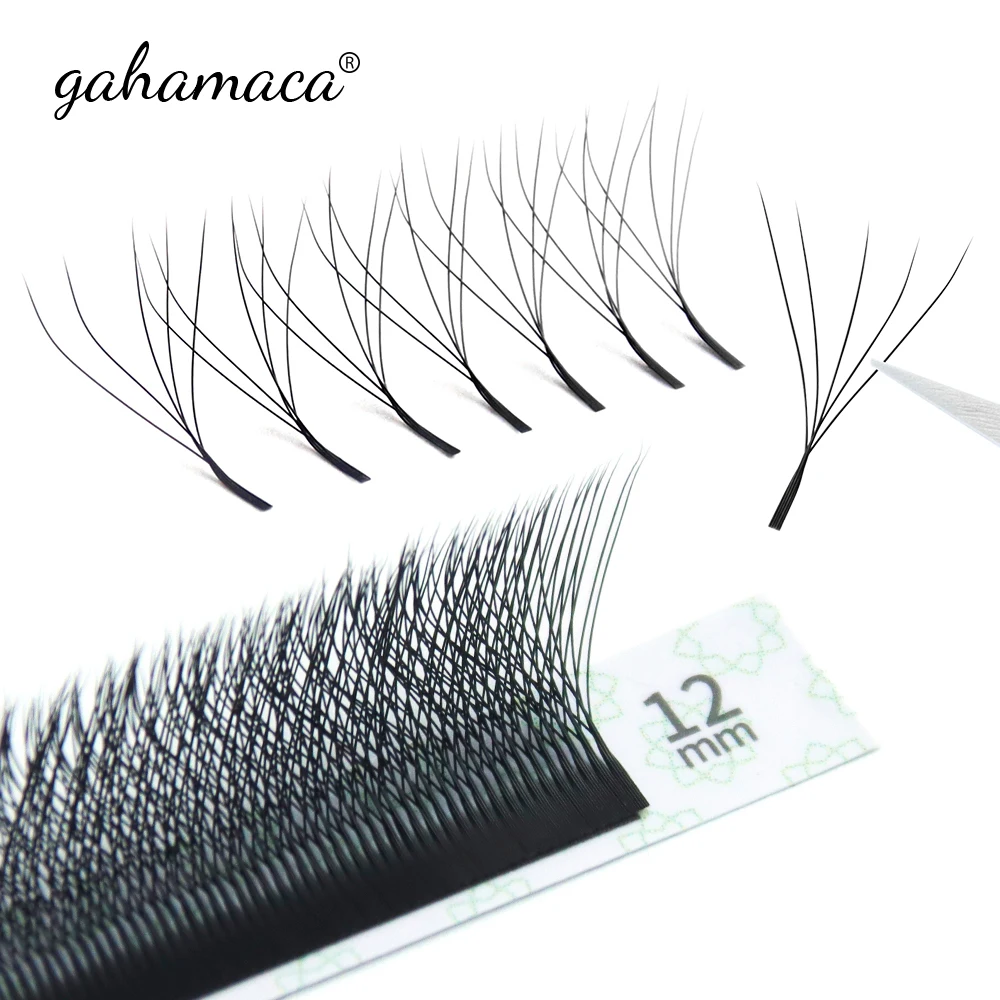 Eyelash Extension Volume Styles - GAHAMACA W-vorm Wimperextensions 3D/4D/5D Premade Volume