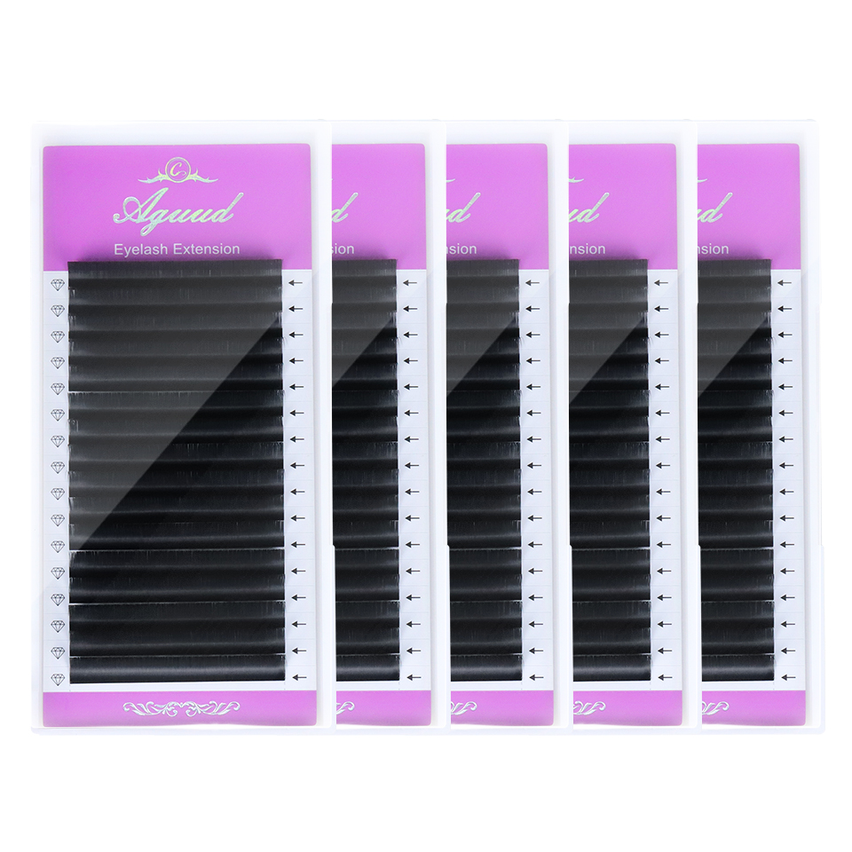 Eyelash Extension Supernatural - AGUUD 5 trays/lot NIEUWE Super Matte
