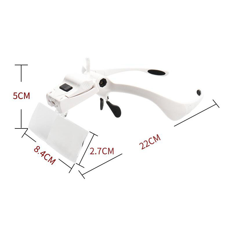 5-lens verstelbare vergrootgla - Eyelash Extension With Glasses recensie en prijs