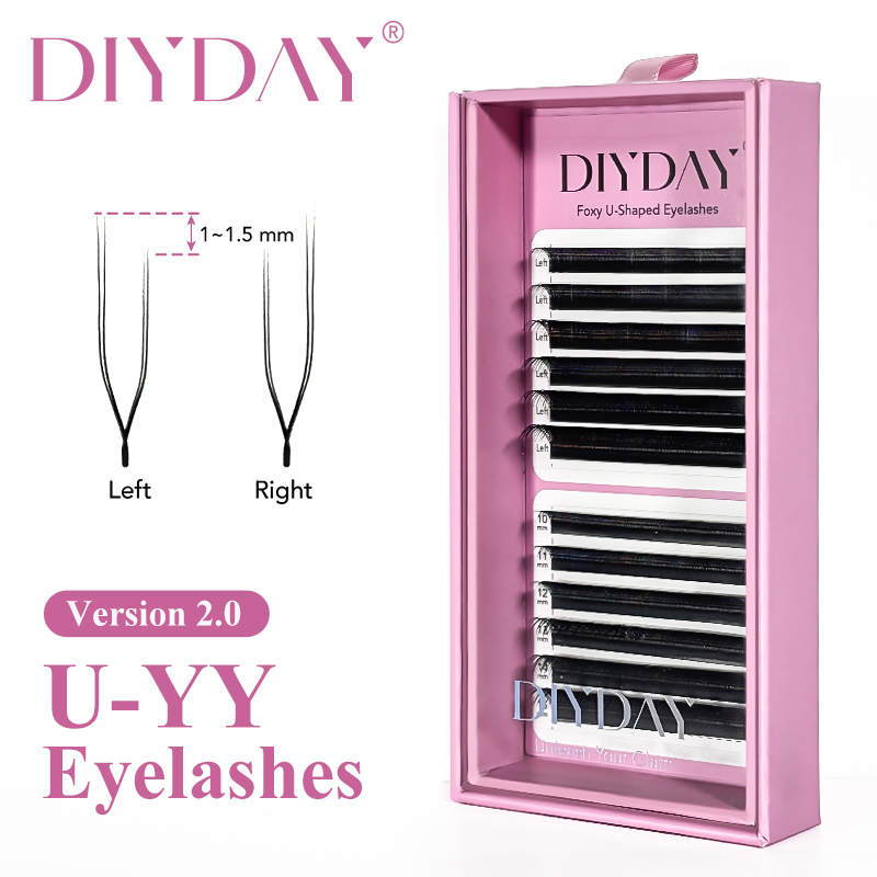 DIYDAY Foxy U-YY Vormige Wimpe - Eyelash Extension Volume Styles recensie en prijs