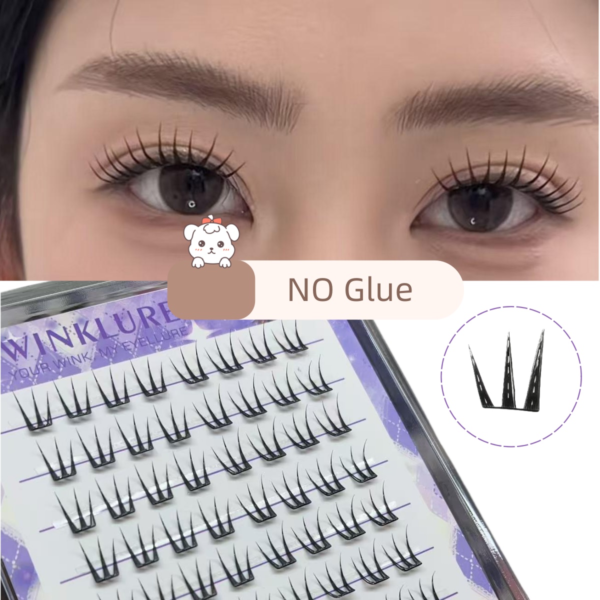 WINKLURE No-Gule Fairy Valse W - Eyelash Extension No 10 recensie en prijs