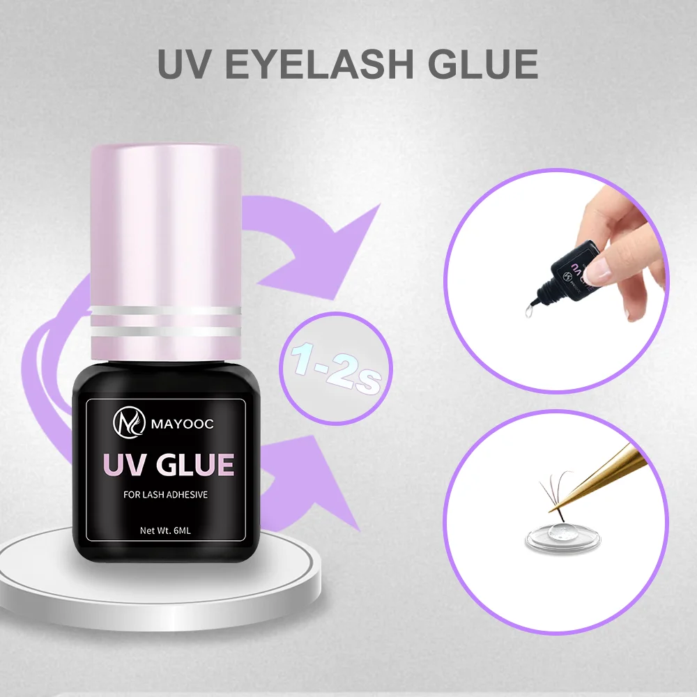 MAYOOC Sneldrogende 0.1S UV Wi - Eyelash Extension Last recensie en prijs