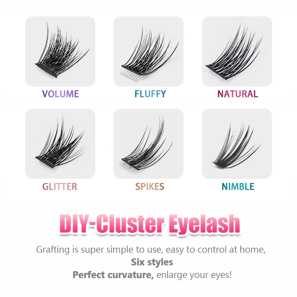 Masscaku Lash Clusters Diy Wim - Eyelash Extension Supernatural recensie en prijs
