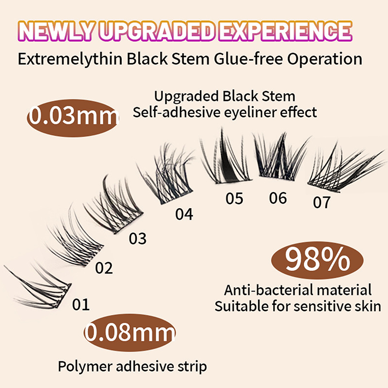 100-160 Cluster Wimperverlengi - Eyelash Extension No 10 recensie en prijs