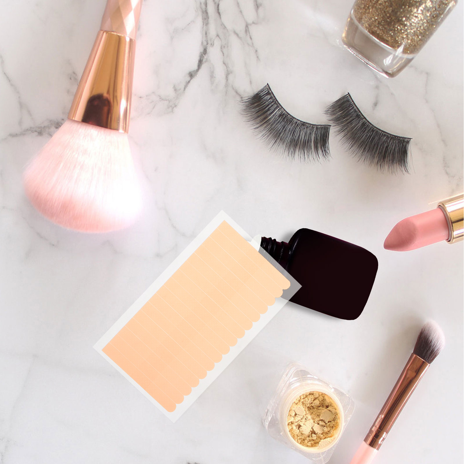10 Vellen Wimper Enten Tape Oo - Eyelash Extension Eyeliner recensie en prijs