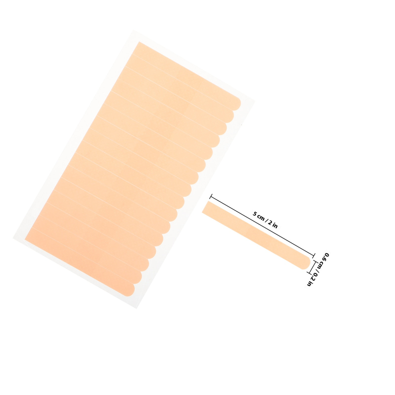 10 Vellen Wimper Enten Tape Oo - Eyelash Extension Eyeliner recensie en prijs