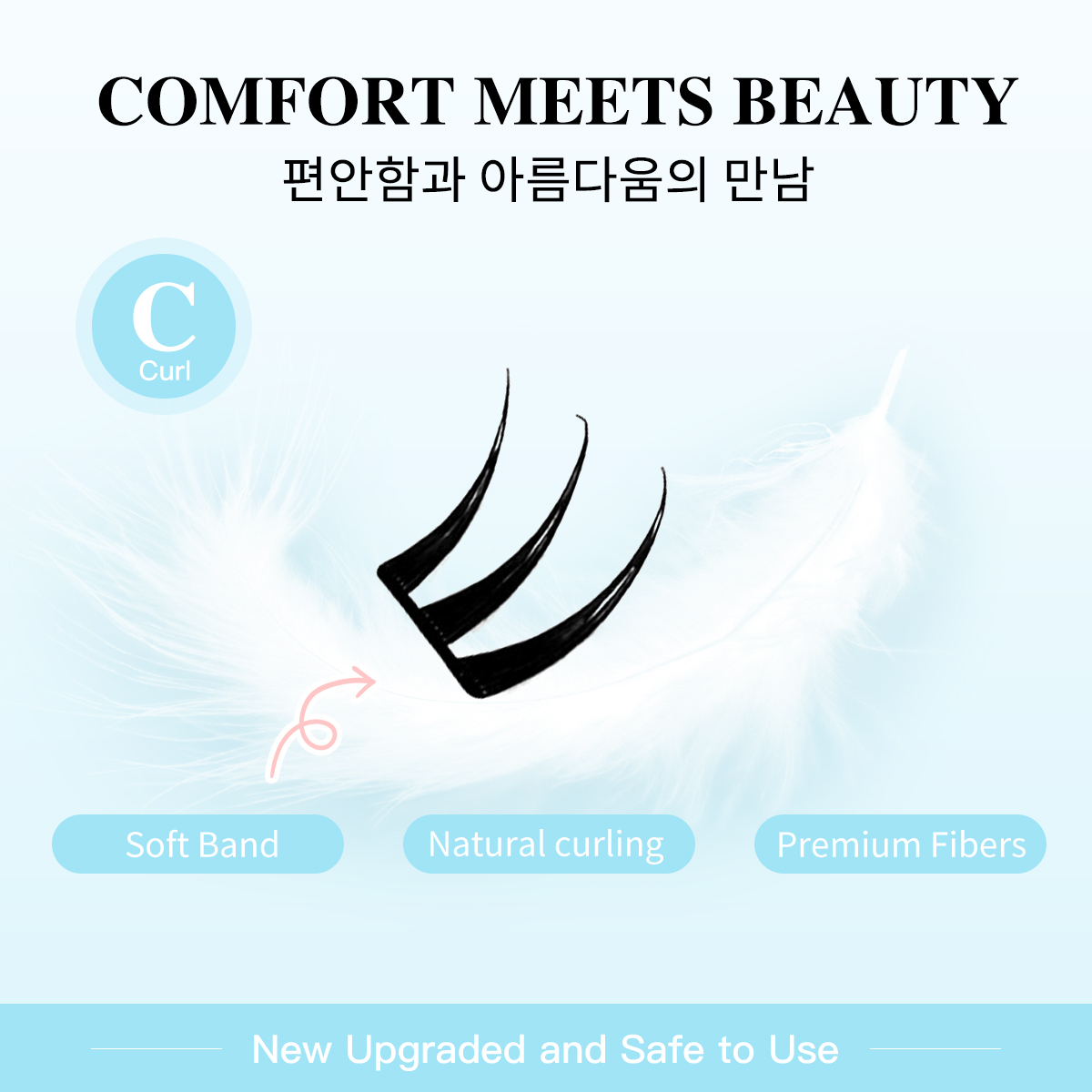 48 Cluster Geen Lijm Fee Valse - Eyelash Extension No 10 recensie en prijs