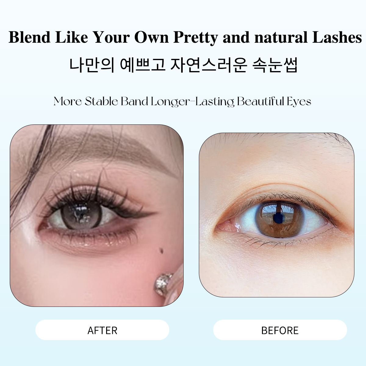 48 Cluster Geen Lijm Fee Valse - Eyelash Extension No 10 recensie en prijs