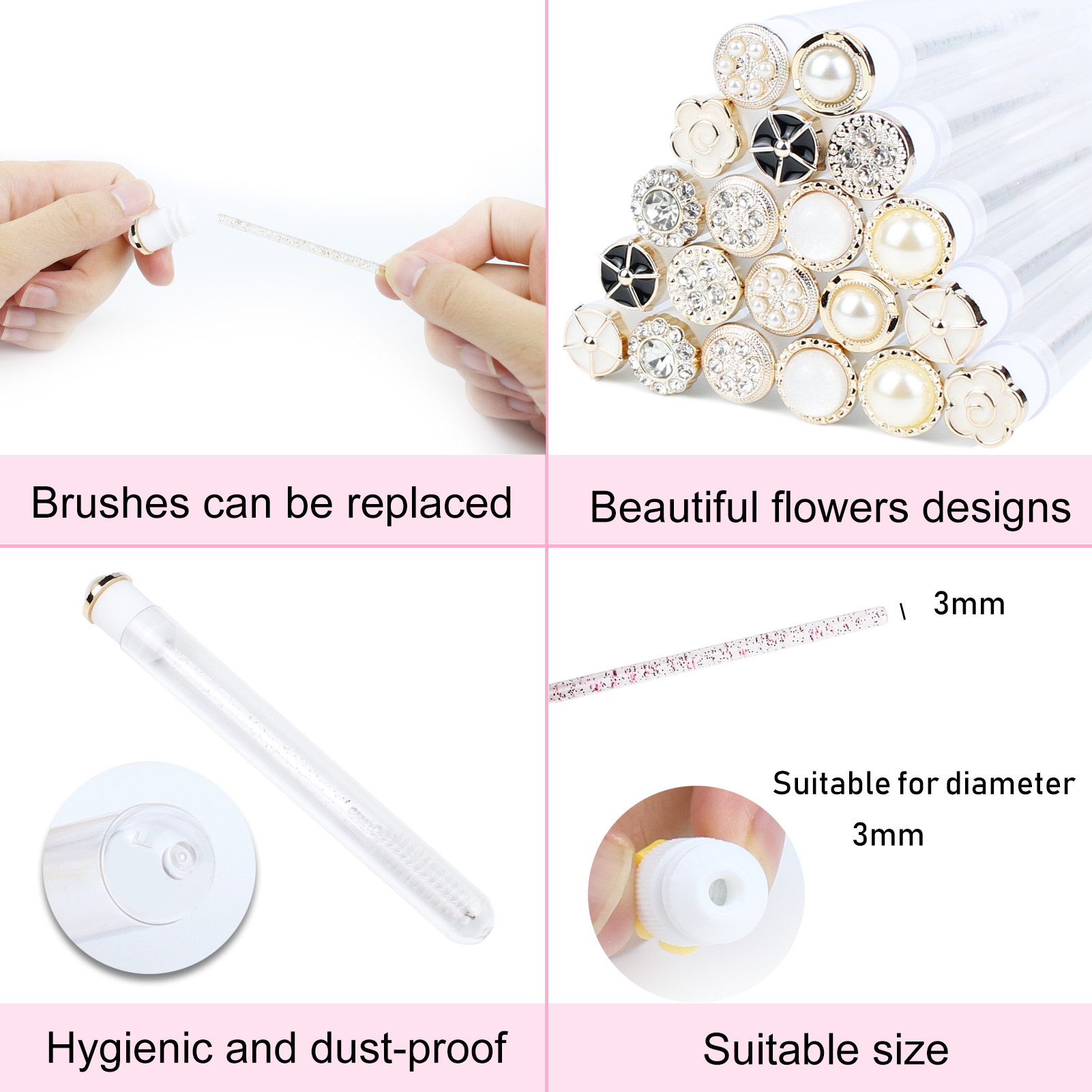 Mascara Wands Tube 20 stks Her - Micro Brush Applicator recensie en prijs