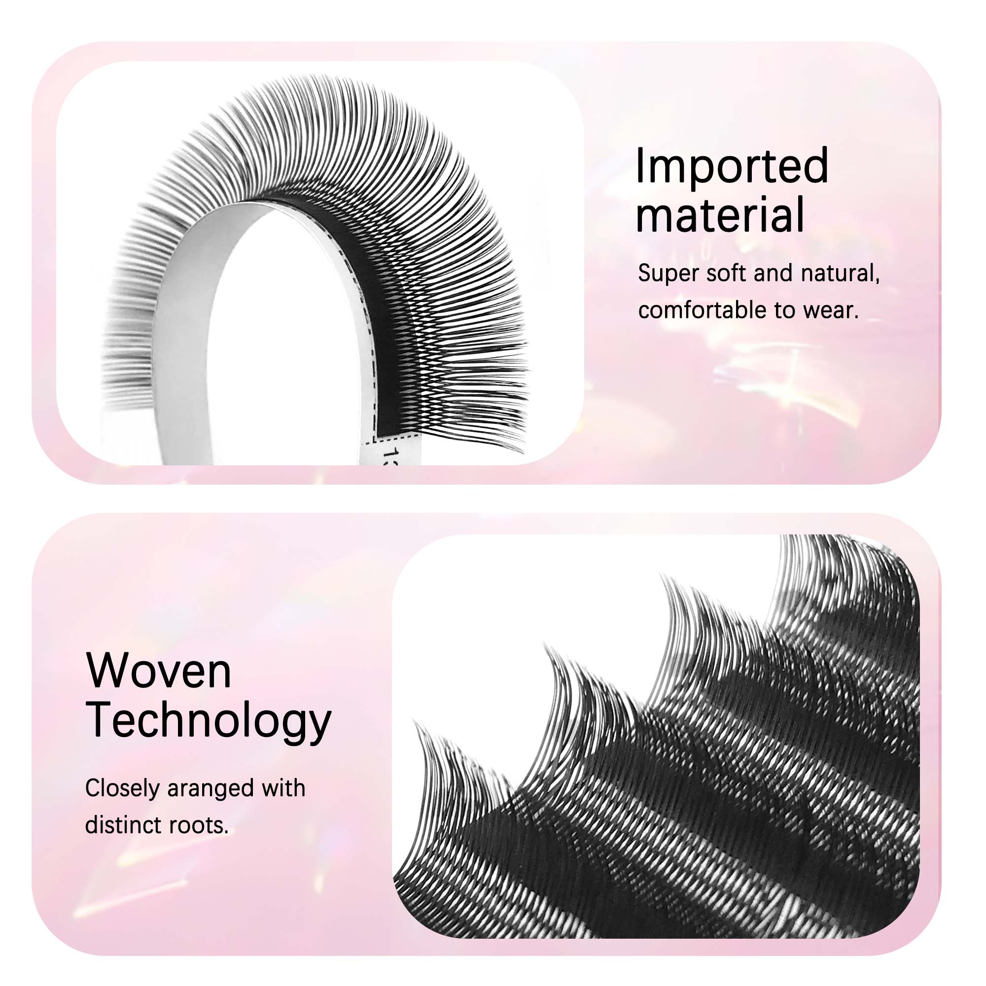 CoMango U-vormige parallelle b - Eyelash Extension Volume Styles recensie en prijs