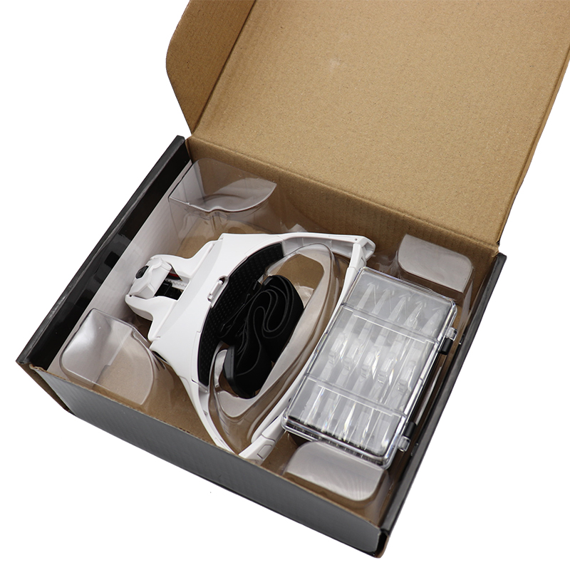 5-lens vergrootglazen LED-lich - Eyelash Extension With Glasses recensie en prijs