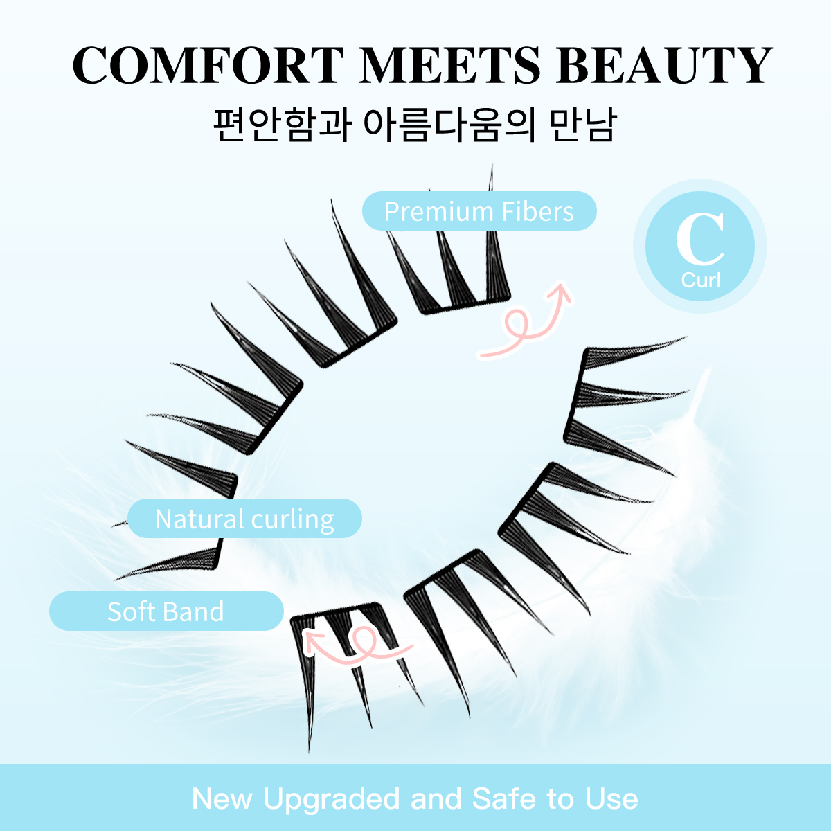80 Cluster No-Gule Fairy valse - Eyelash Extension No 10 recensie en prijs