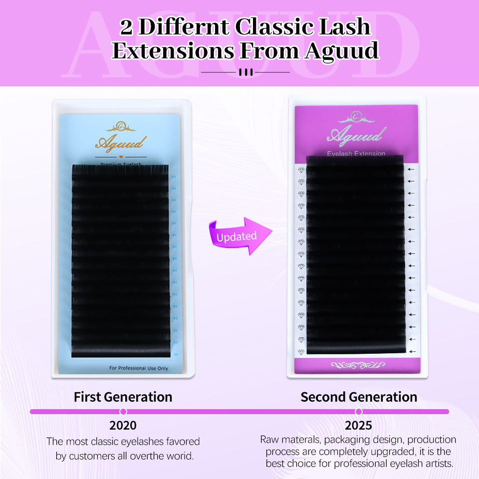 AGUUD 5 trays/lot NIEUWE Super - Eyelash Extension Supernatural recensie en prijs