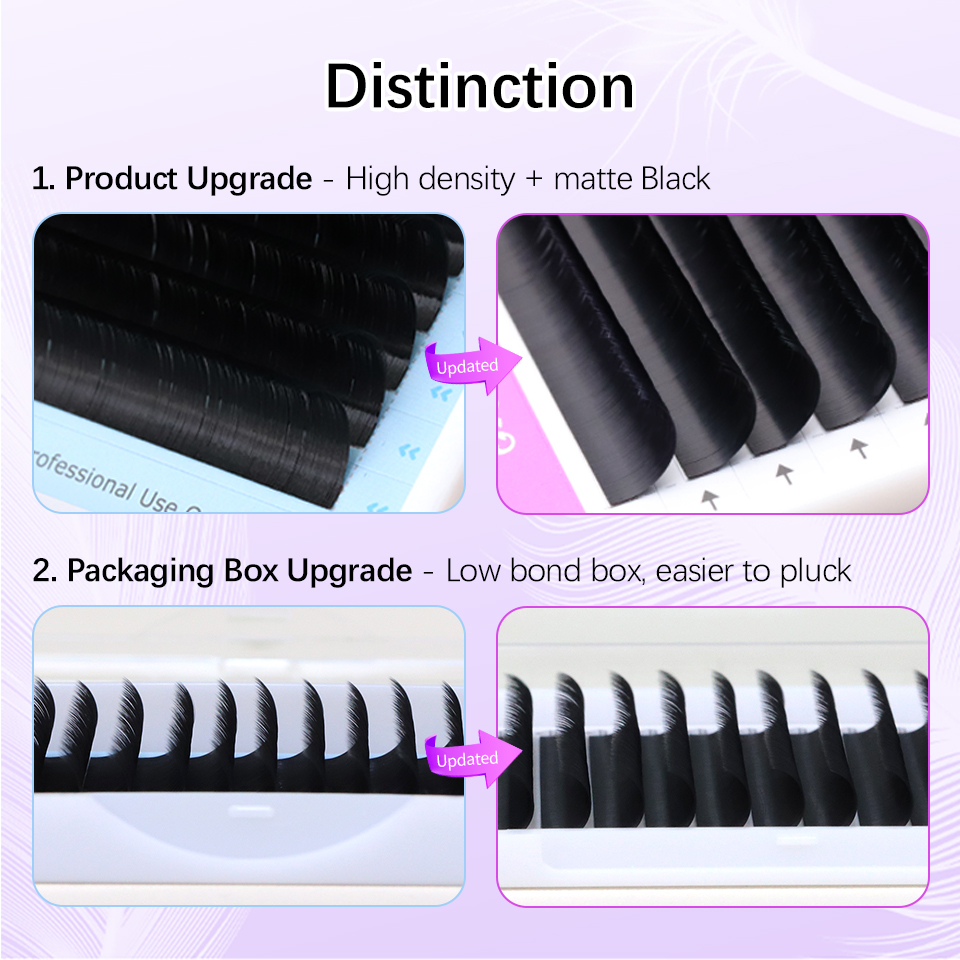 AGUUD 5 trays/lot NIEUWE Super - Eyelash Extension Supernatural recensie en prijs