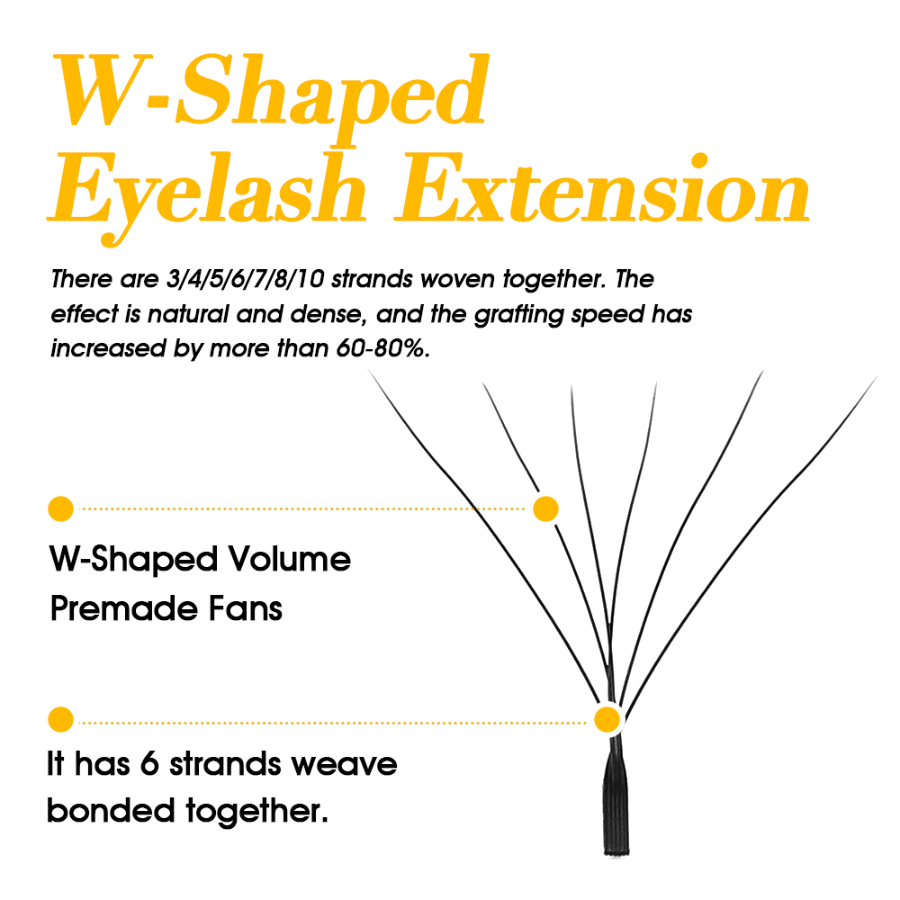 MASSCAKU W-vorm Bloom Wimperex - Eyelash Extension Volume Styles recensie en prijs