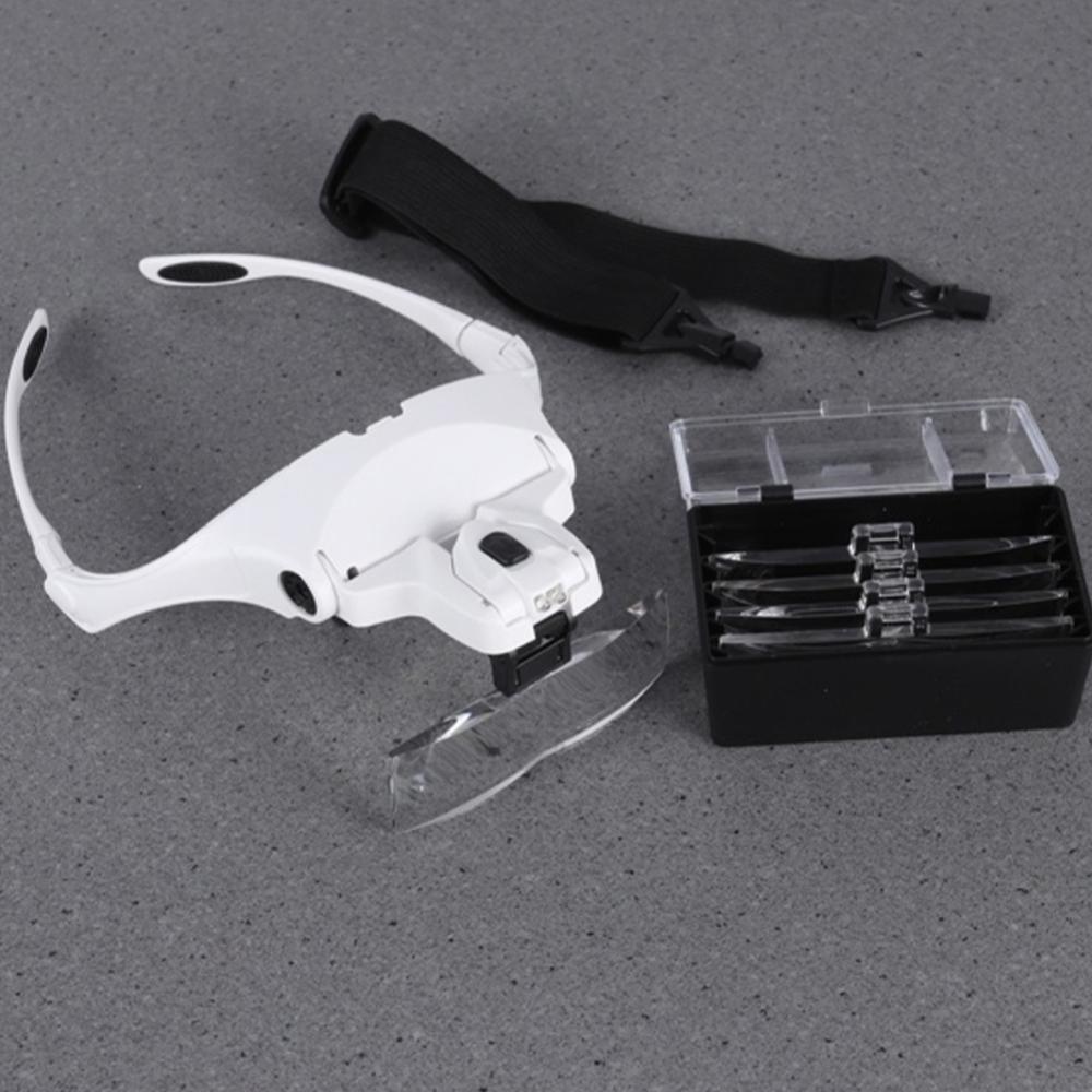 5-lens verstelbare vergrootgla - Eyelash Extension With Glasses recensie en prijs