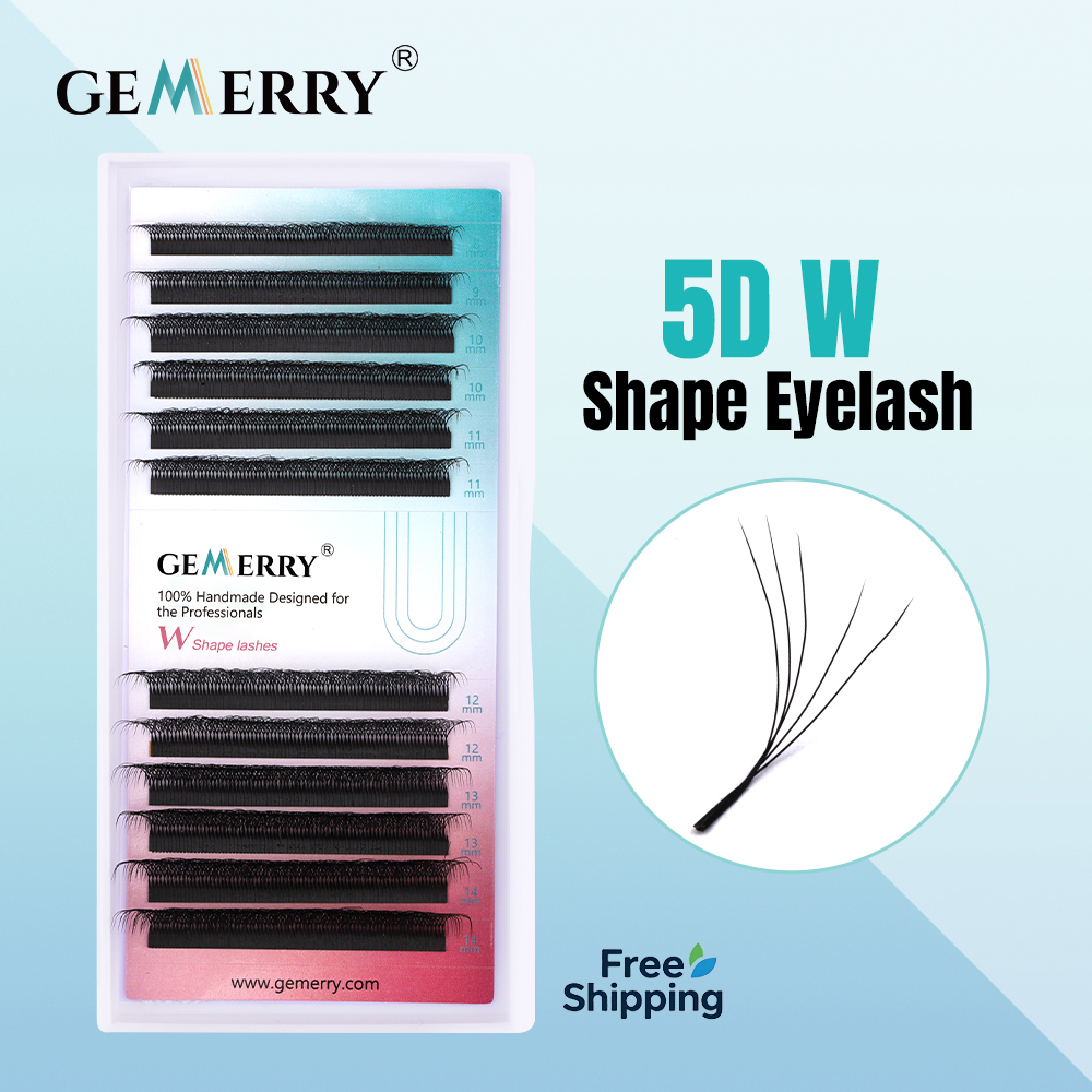GEMERRY 5D W-vormige wimperext - Eyelash Extension Volume Styles recensie en prijs